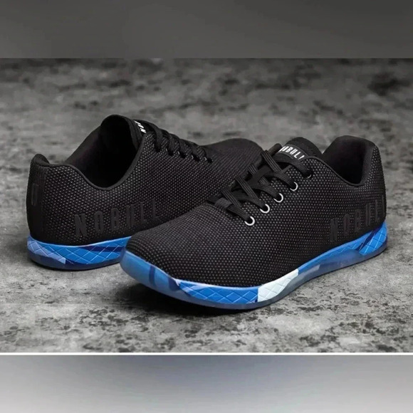 Nobull Superfabric Trainer Men's Size 10.5 Women's 12 Black Lightning Sneakers - Picture 2 of 6